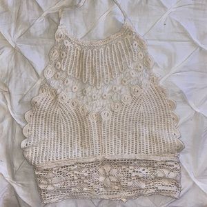 Crochet halter top